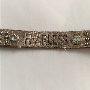 Fearless bracelet.